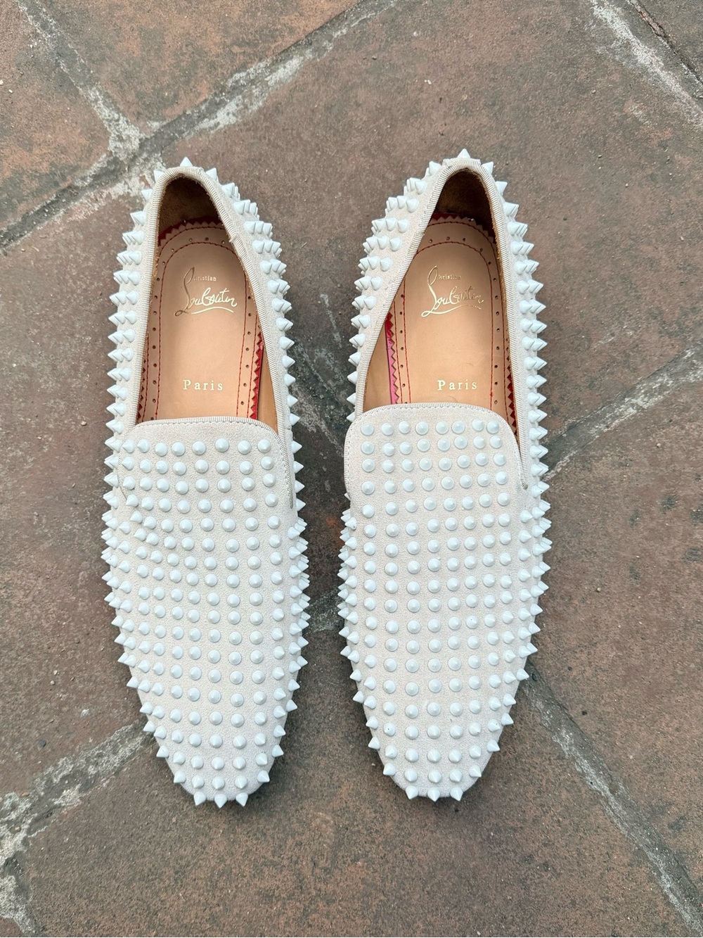 AUTH LOUBOUTIN Dandelion Loafers Size 45 - Worn Twice, Stunning!